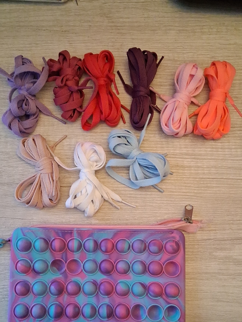 Assorted Multicolor Shoelaces Pack by